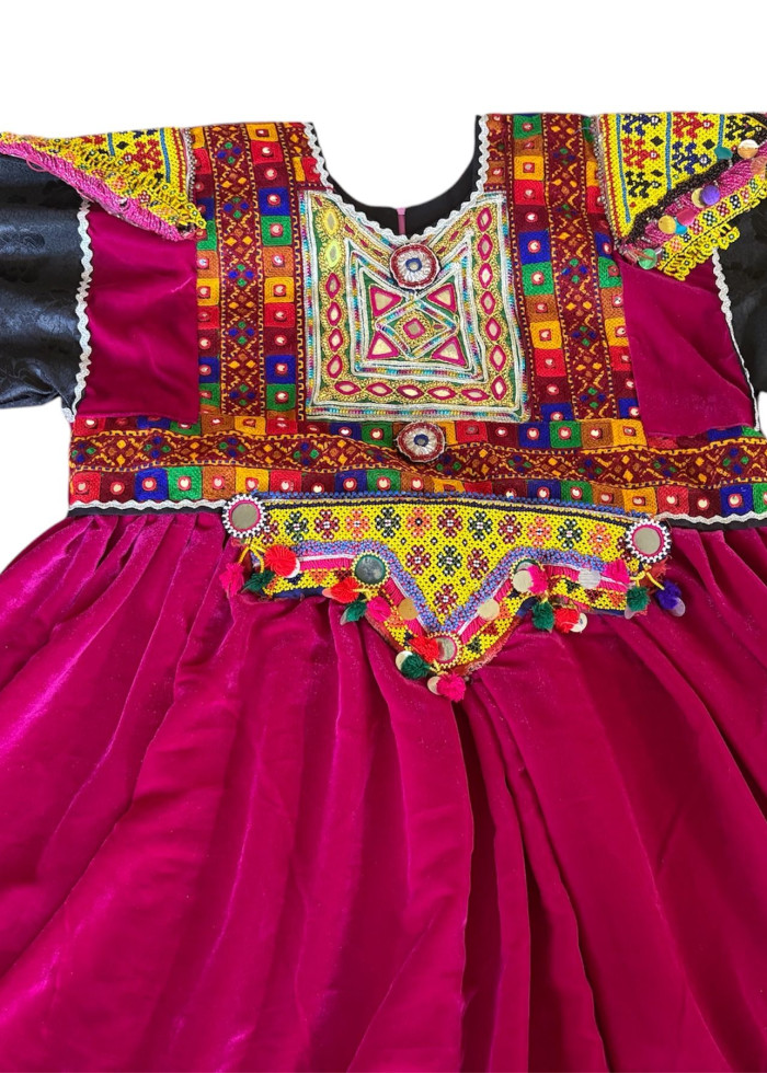 Afghan Wedding Dress/ Afghan Dress Kuchi Charma Works