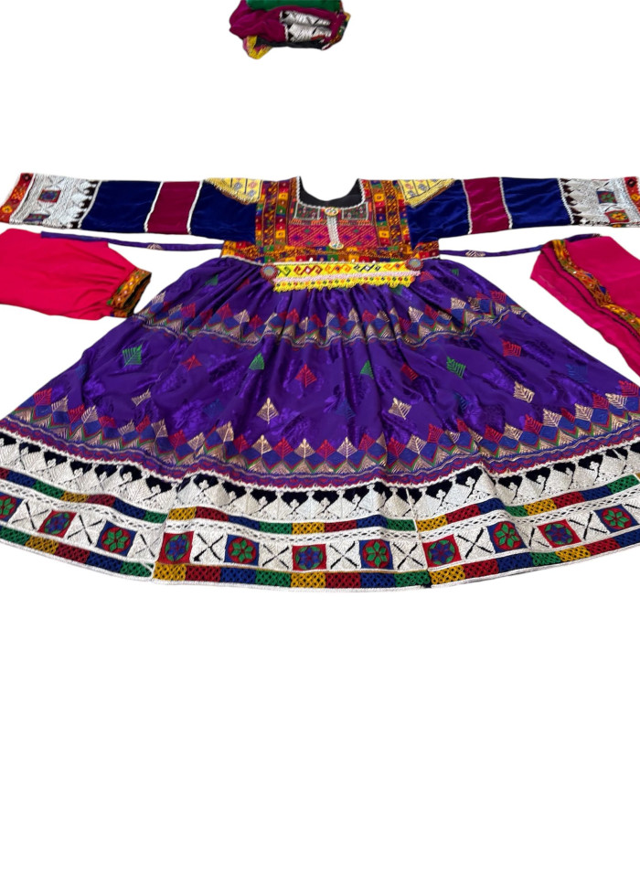 Afghan Wedding Dress/ Afghan Dress Kuchi Charma Works