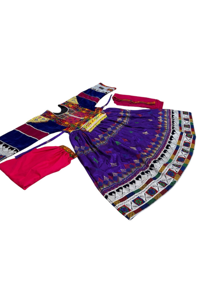 Afghan Wedding Dress/ Afghan Dress Kuchi Charma Works