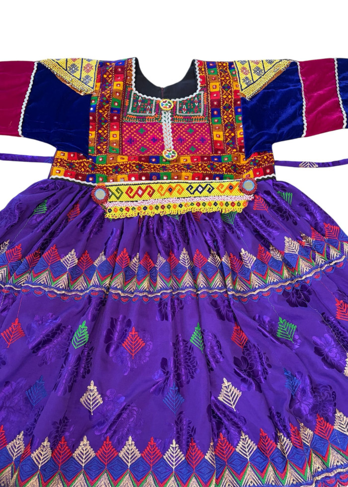 Afghan Wedding Dress/ Afghan Dress Kuchi Charma Works
