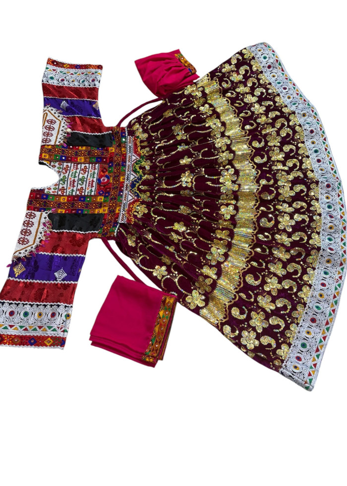 Afghan Wedding Dress/ Afghan Dress Kuchi Charma Works
