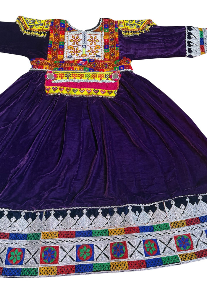 Afghan Wedding Dress/ Afghan Dress Kuchi Charma Works