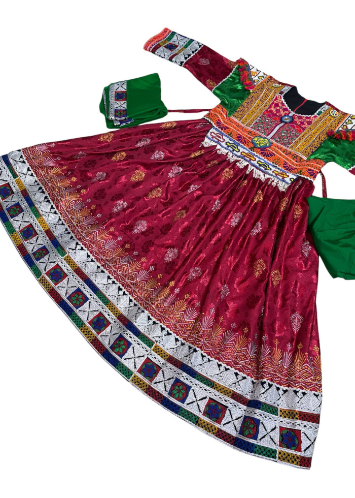 Afghan Wedding Dress/ Afghan Dress Kuchi Charma Works