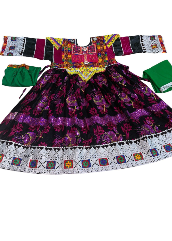 Afghan Wedding Dress/ Afghan Dress Kuchi Charma Works