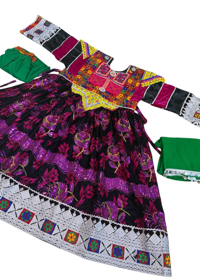 Afghan Wedding Dress/ Afghan Dress Kuchi Charma Works