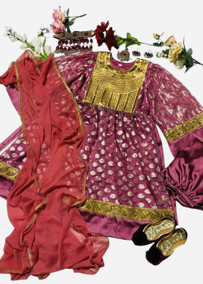 Afghan Wedding Dress/ Afghan Dress Kuchi Charma Works