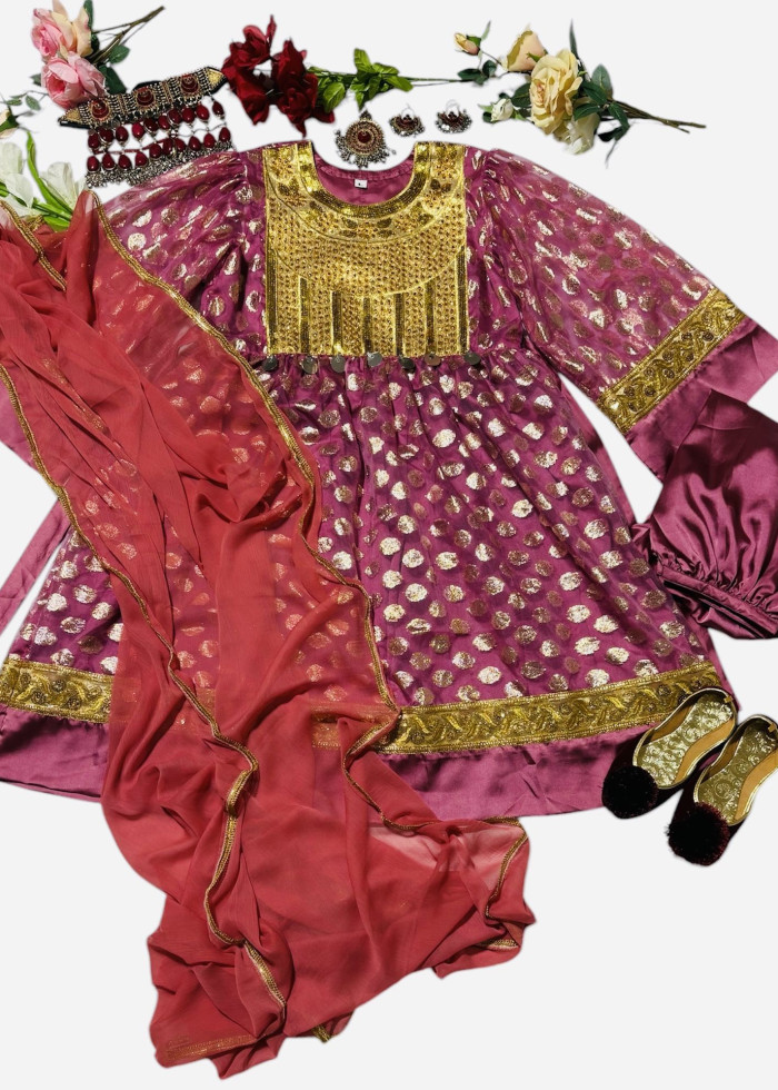 Afghan Wedding Dress/ Afghan Dress Kuchi Charma Works