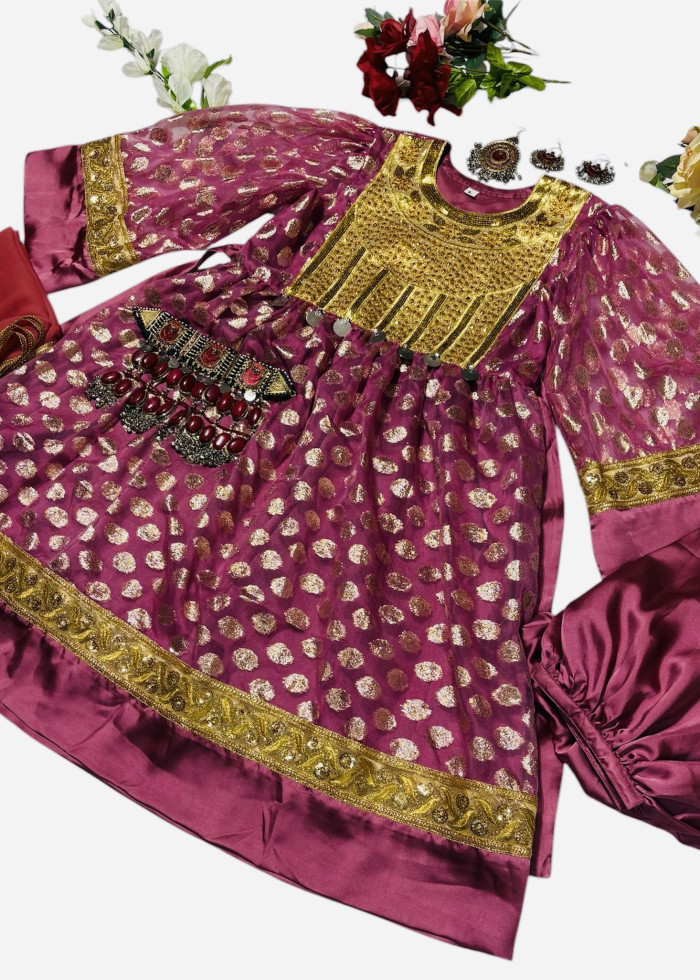 Afghan Wedding Dress/ Afghan Dress Kuchi Charma Works