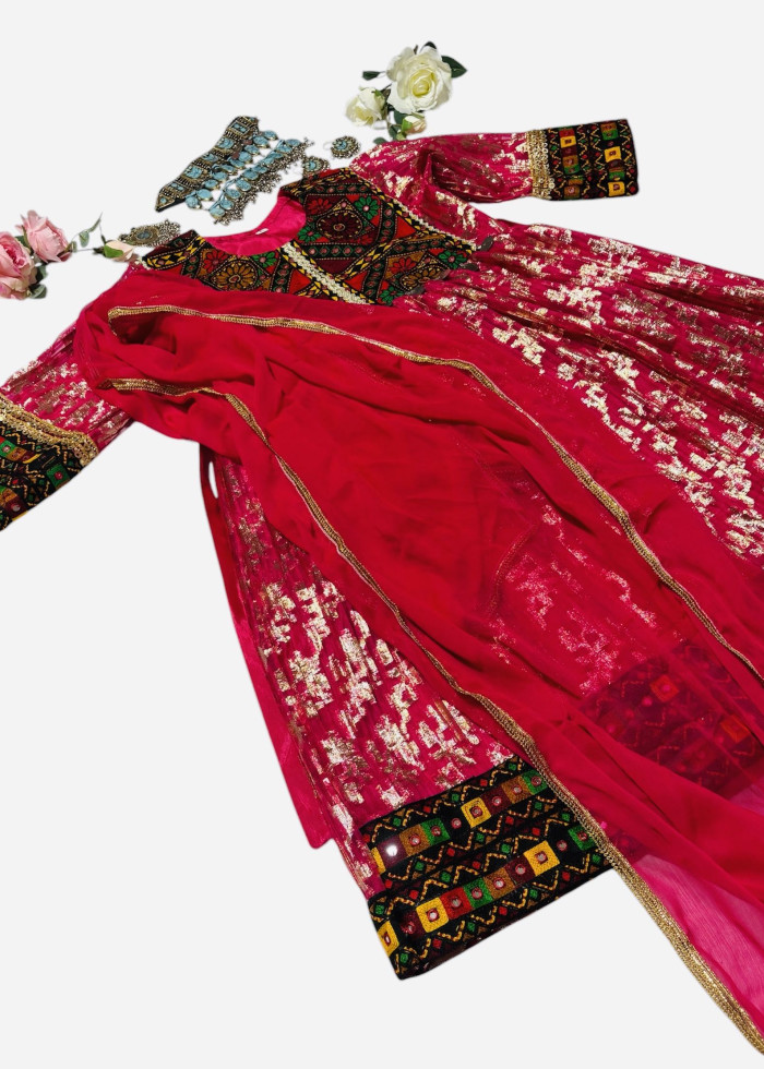 Afghan Wedding Dress/ Afghan Dress Kuchi Charma Works