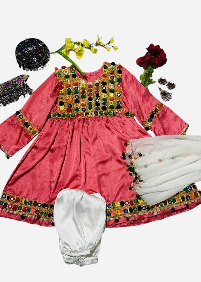 Afghan Wedding Dress/ Afghan Dress Kuchi Charma Works