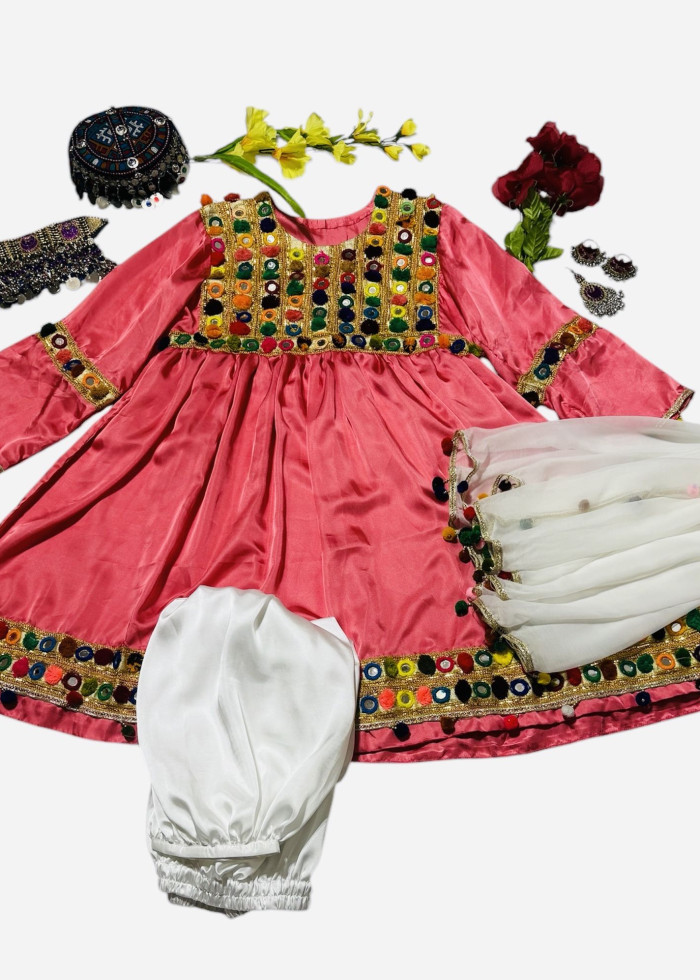 Afghan Wedding Dress/ Afghan Dress Kuchi Charma Works