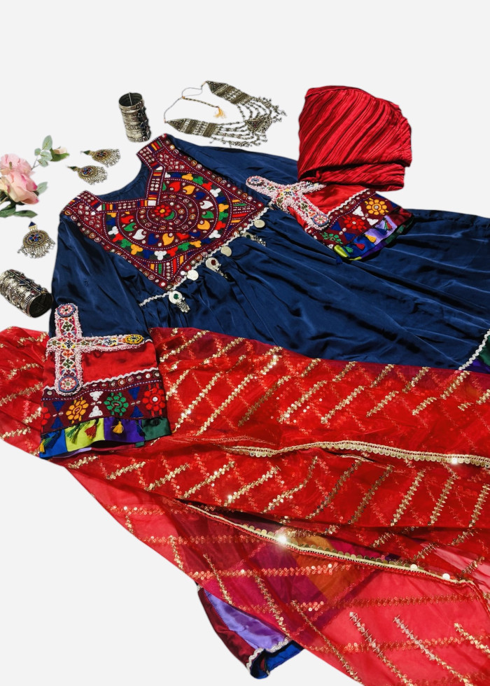 Afghan Wedding Dress/ Afghan Dress Kuchi Charma Works