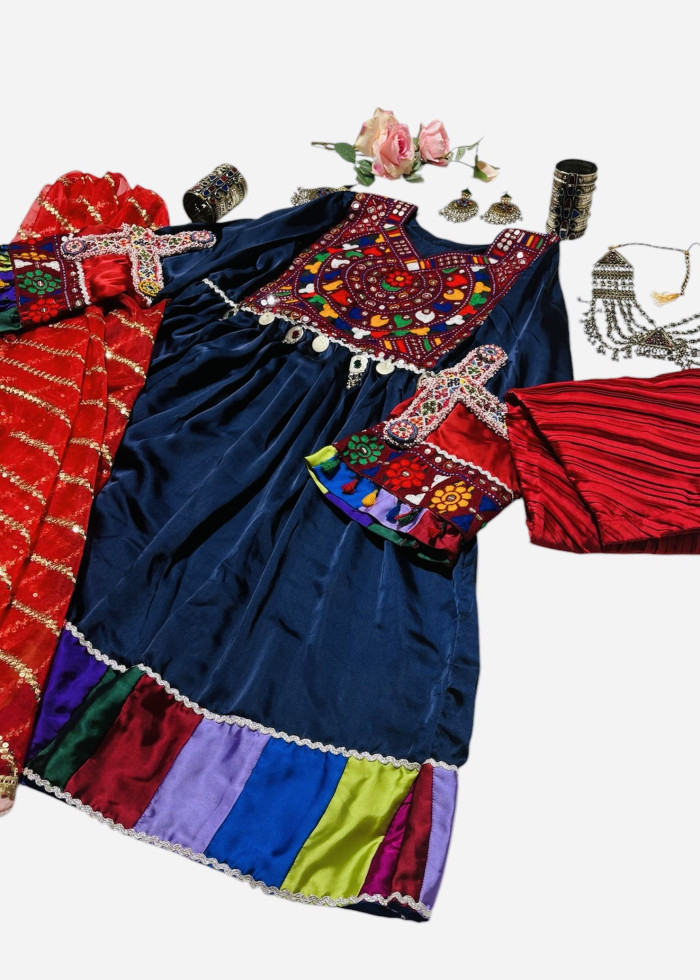 Afghan Wedding Dress/ Afghan Dress Kuchi Charma Works