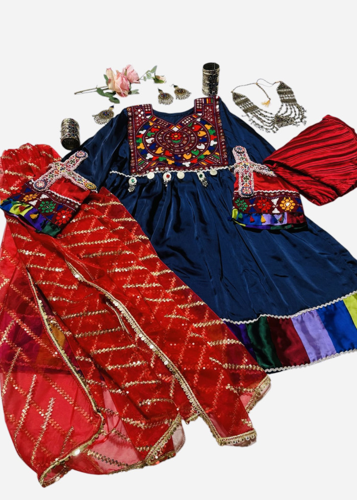 Afghan Wedding Dress/ Afghan Dress Kuchi Charma Works