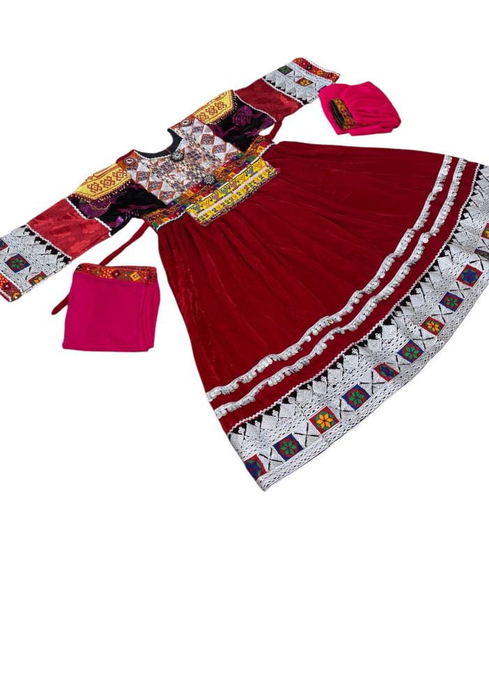 Afghan Wedding Dress/ Afghan Dress Kuchi Charma Works