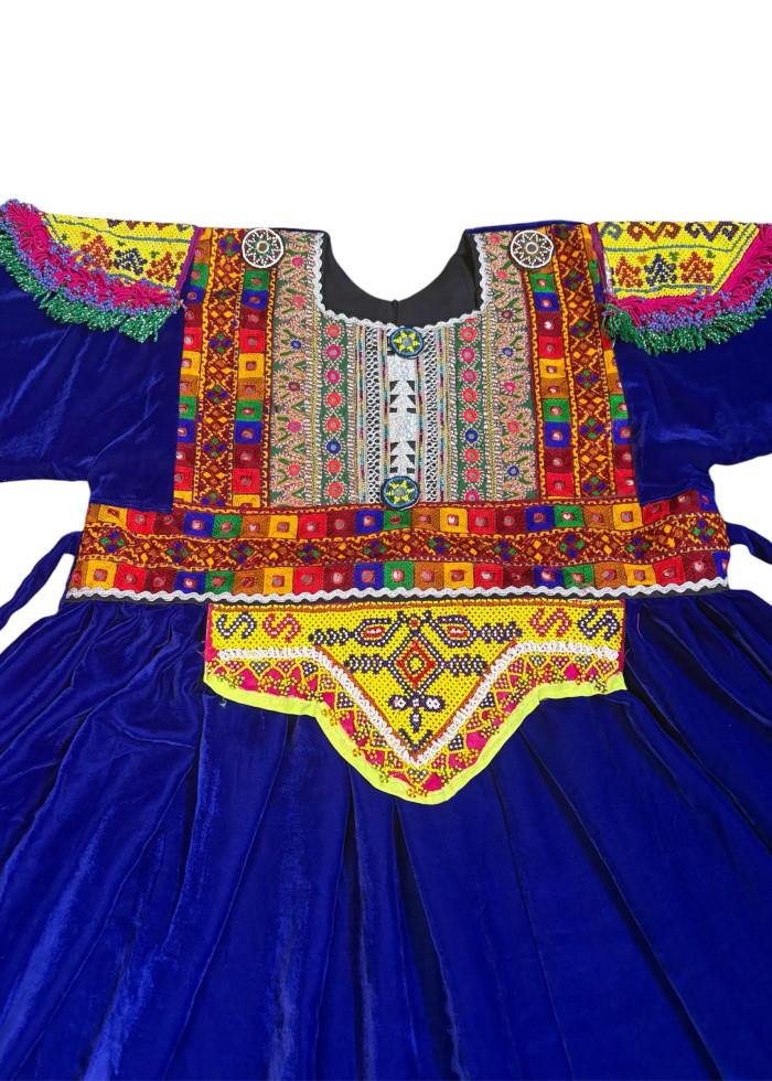 Afghan Wedding Dress/ Afghan Dress Kuchi Charma Works
