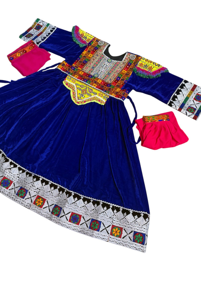 Afghan Wedding Dress/ Afghan Dress Kuchi Charma Works