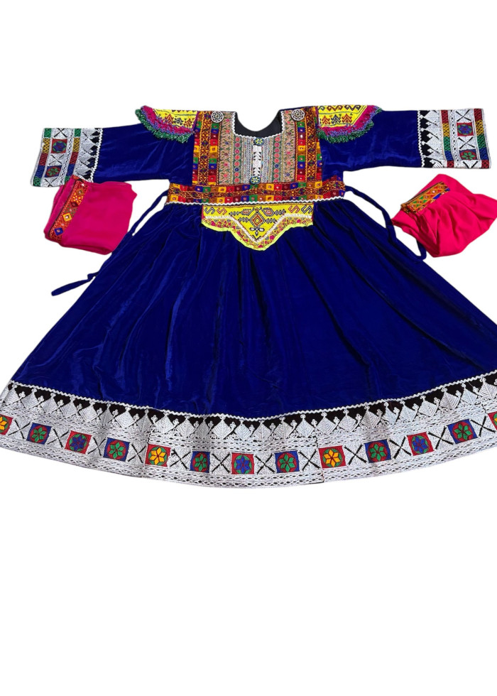 Afghan Wedding Dress/ Afghan Dress Kuchi Charma Works