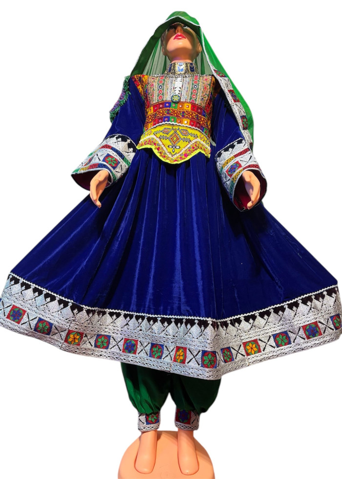 Afghan Wedding Dress/ Afghan Dress Kuchi Charma Works