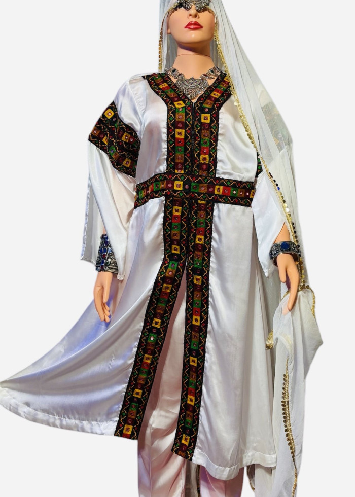 Afghan Wedding Dress/ Afghan Dress Kuchi Charma Works