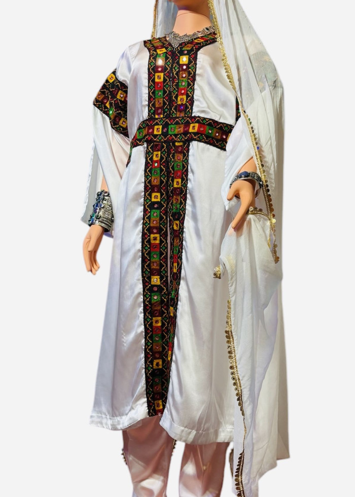 Afghan Wedding Dress/ Afghan Dress Kuchi Charma Works