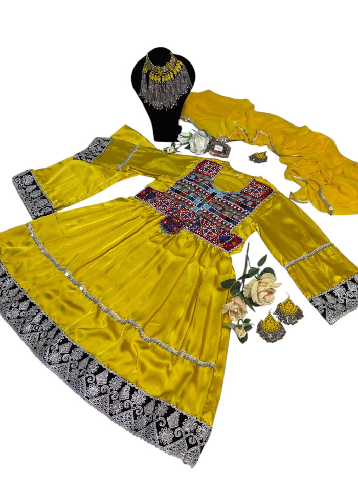 Afghan Wedding Dress/ Afghan Dress Kuchi Charma Works