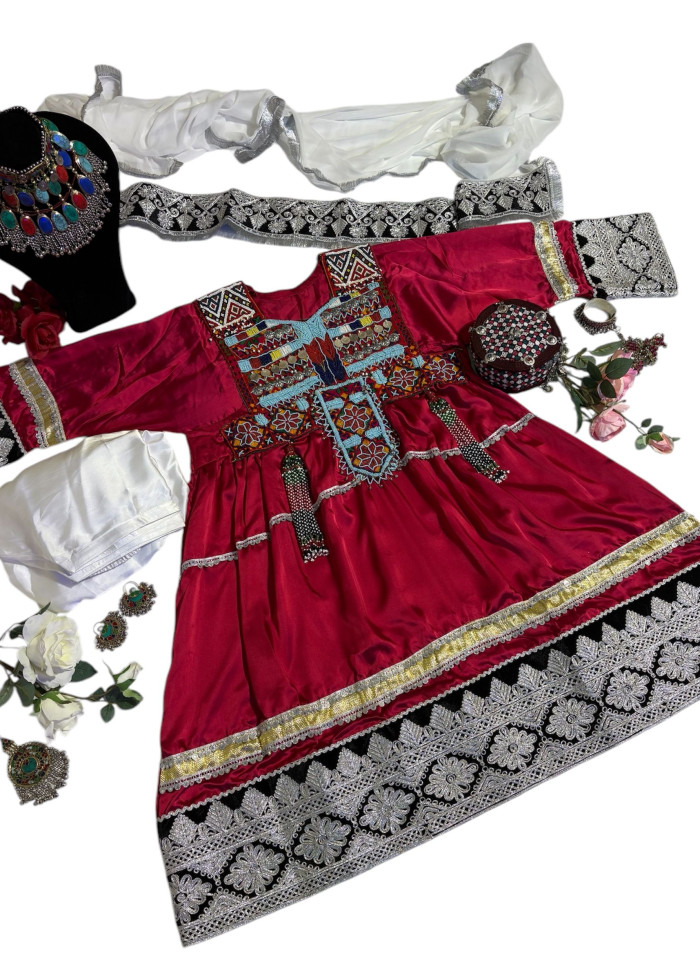 Afghan Wedding Dress/ Afghan Dress Kuchi Charma Works