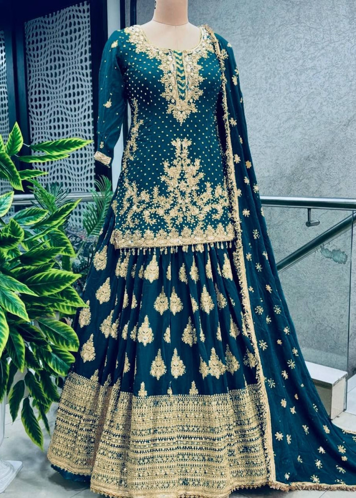 Chinon Silk Lehenga 