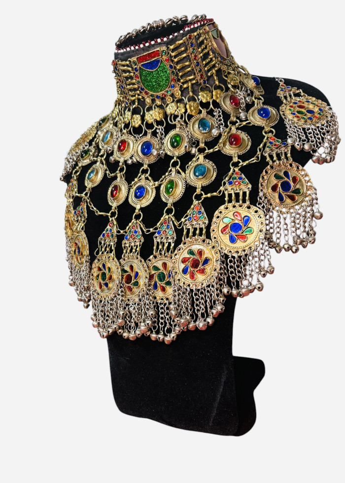 Multicoloured Afghan Jewellery Set