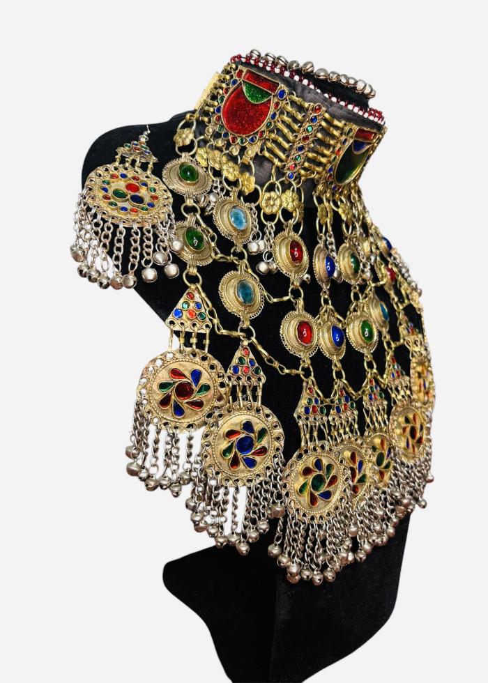 Multicoloured Afghan Jewellery Set