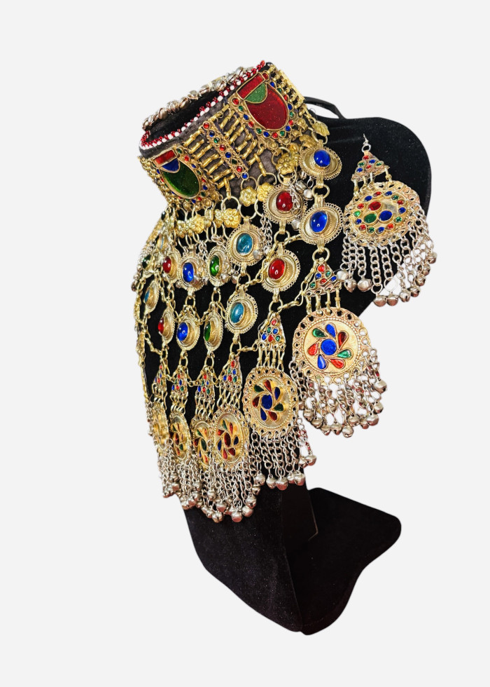 Multicoloured Afghan Jewellery Set