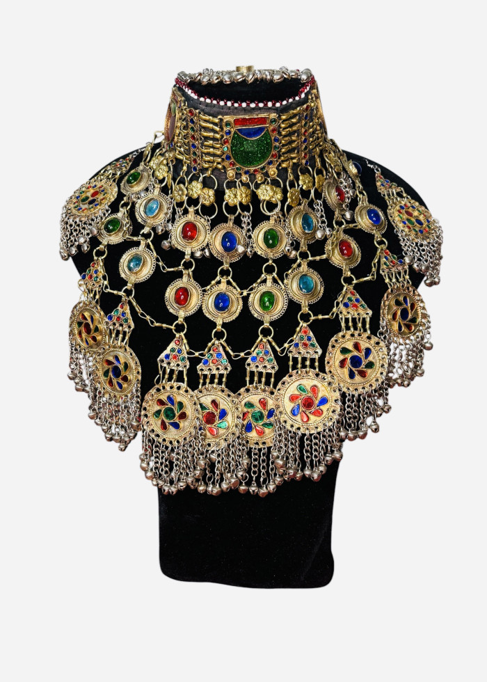 Multicoloured Afghan Jewellery Set