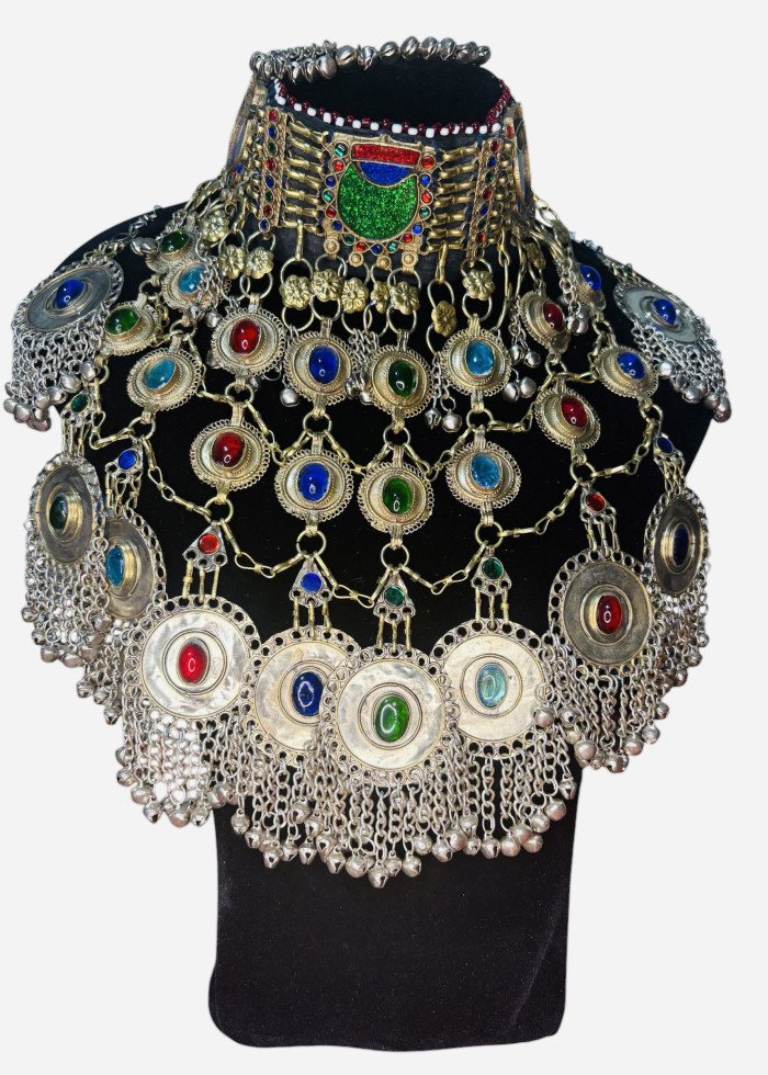 Multicoloured Afghan Jewellery Set