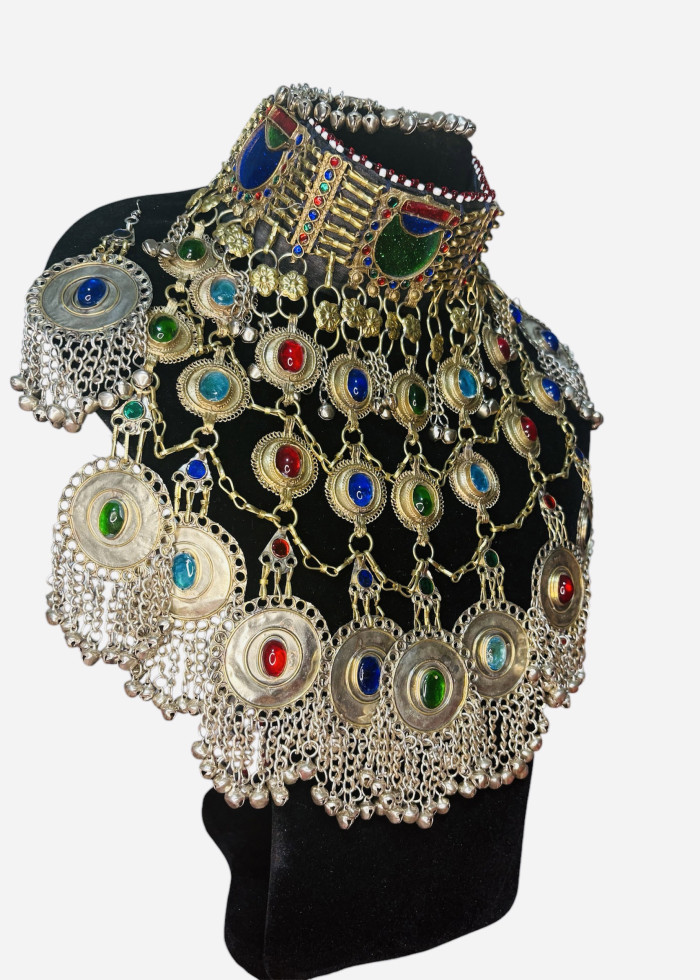 Multicoloured Afghan Jewellery Set