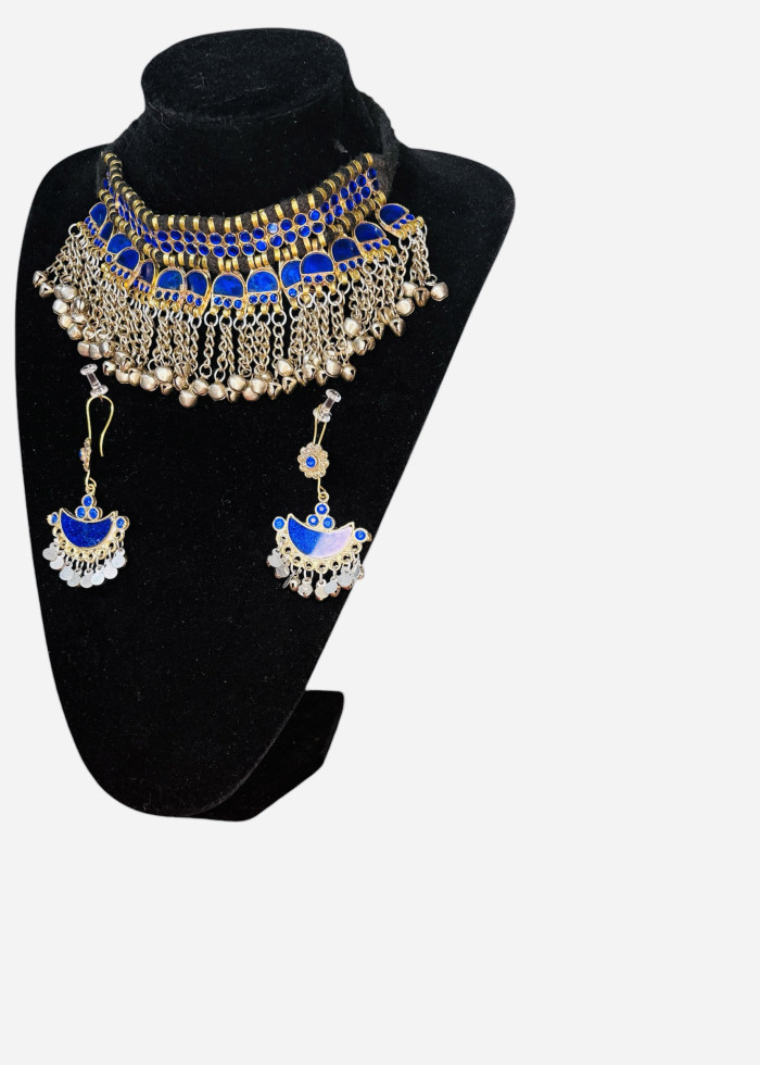 Turkman Choker Set (Blue)