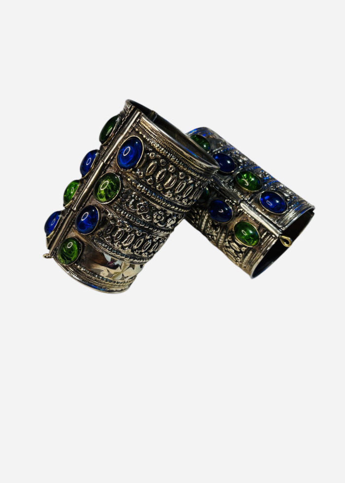 Vintage Afghan Cuff