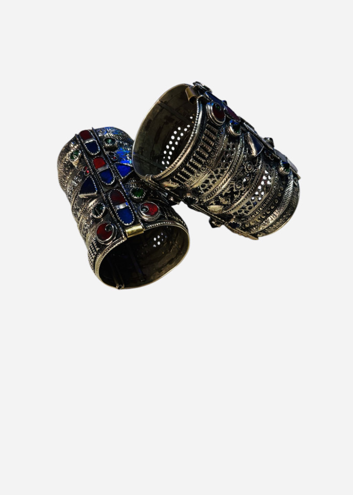 Vintage Afghan Cuff