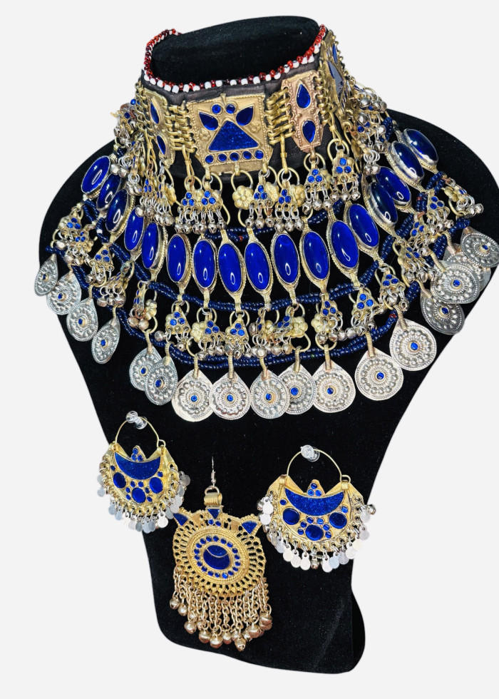 Red Afghan full jewellery set