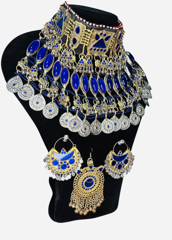 Red Afghan full jewellery set