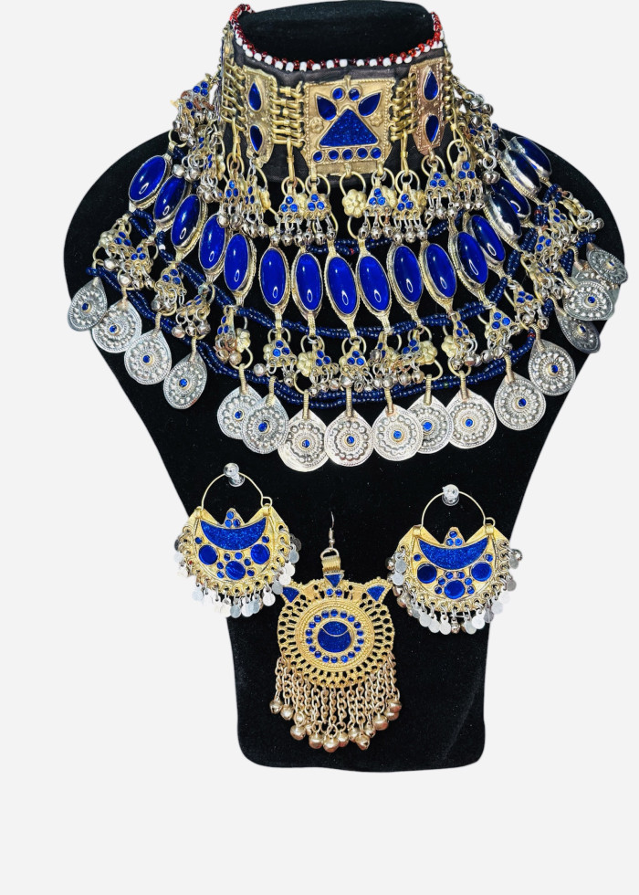 Red Afghan full jewellery set