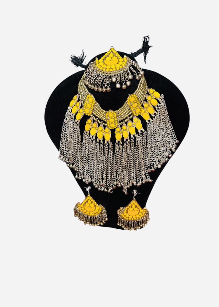 Afghan full jewellery set/ Yellow