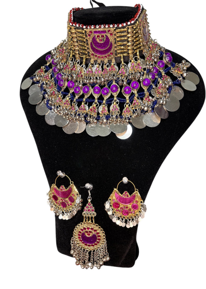 Afghan handmade full jewellery set