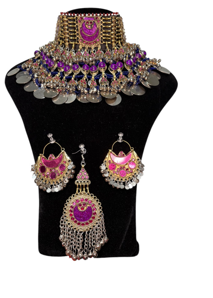 Afghan handmade full jewellery set