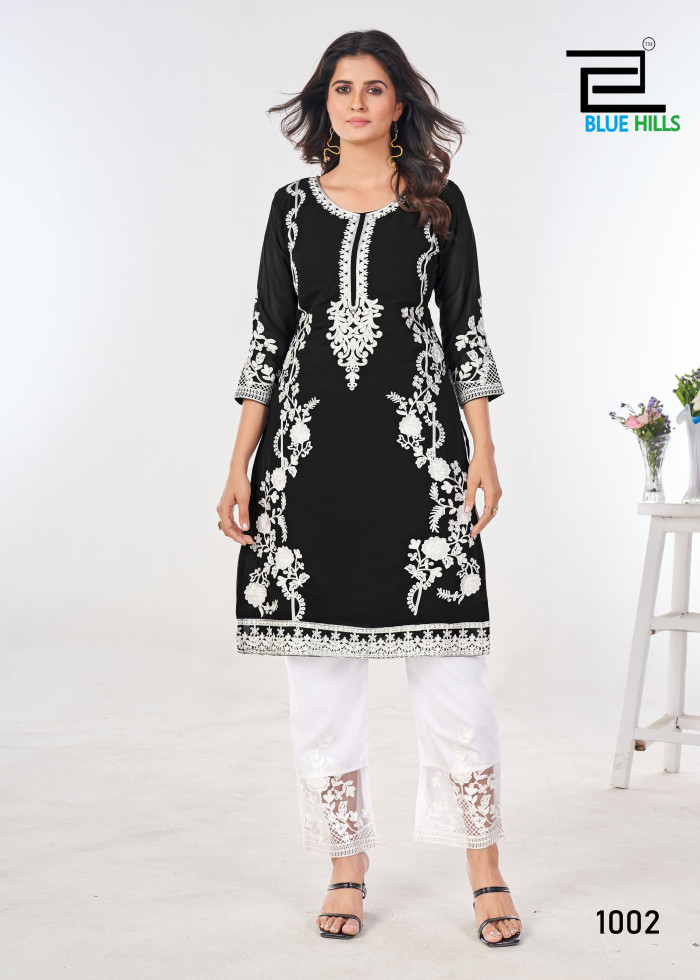 Embroidered Work Georgette Designer Kurti