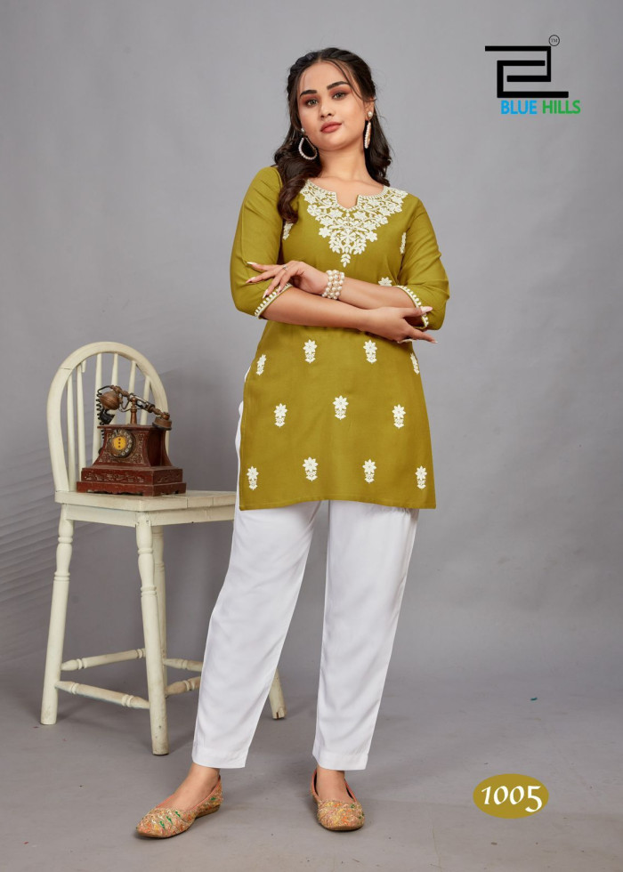 Embroidered Work Top