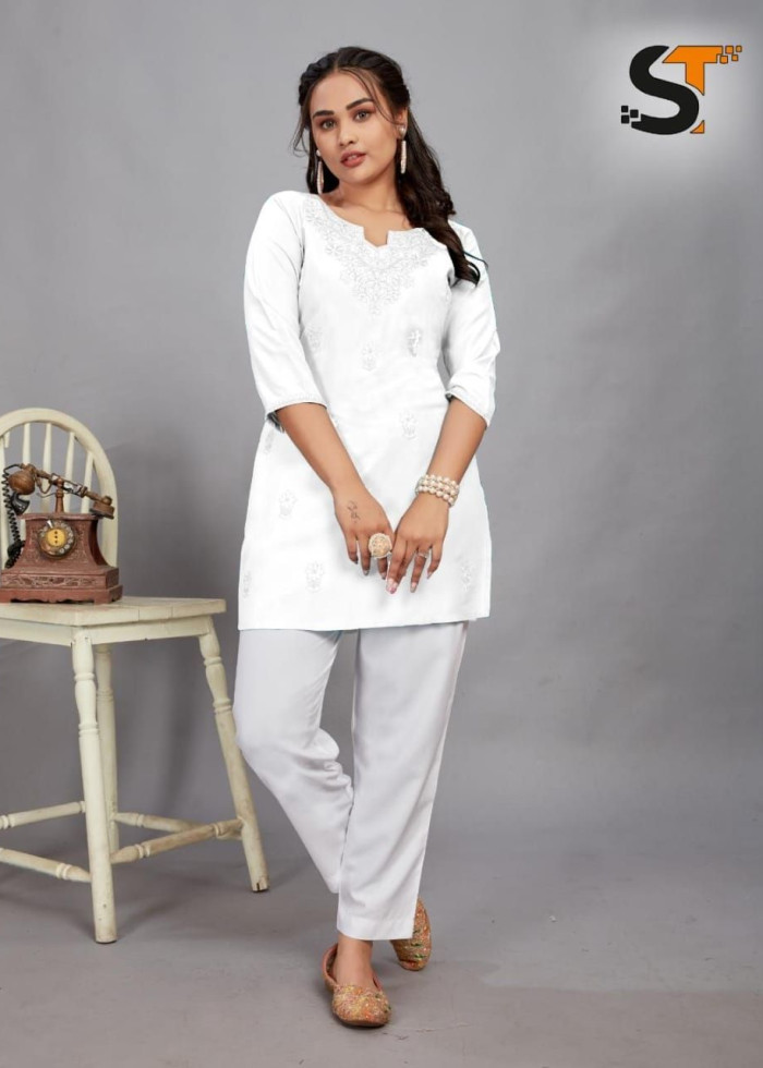 Embroidered Work Top