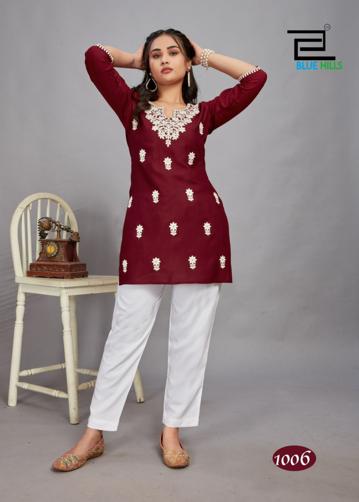 Embroidered Work Top