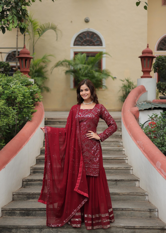 Party Salwar Kameez Women Designer Gown Suit Ethnic Anarkali