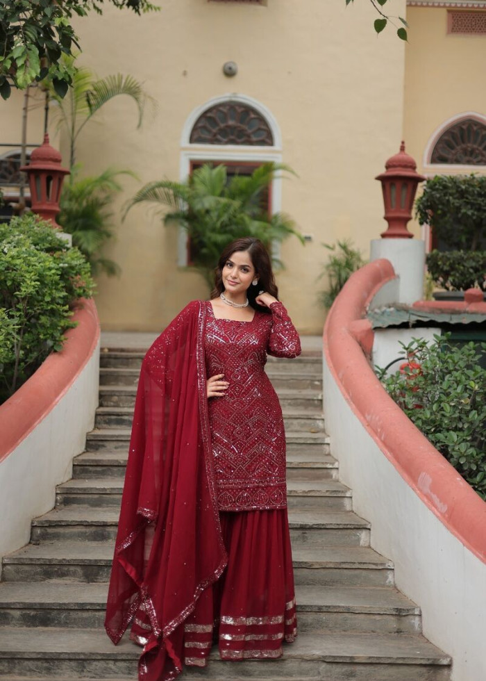 Party Salwar Kameez Women Designer Gown Suit Ethnic Anarkali