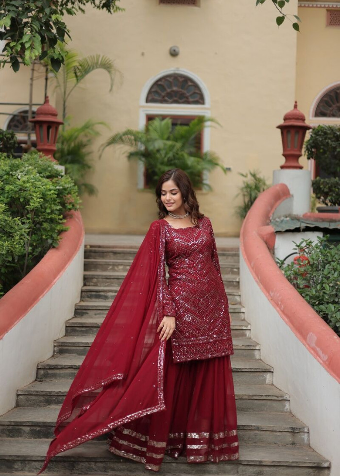 Party Salwar Kameez Women Designer Gown Suit Ethnic Anarkali